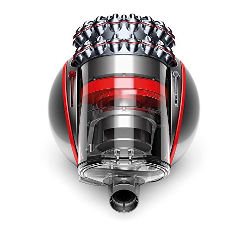 Dyson Cinetic Big Ball Absolute 2 Aspiradora, 700 W, 0.8 litros, 80 Decibelios, Níquel, Rojo