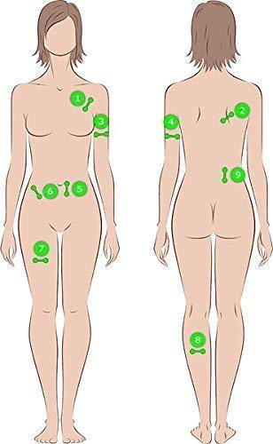 eaglefit Bluetooth Adipómetro, Plicómetro digital para medir la grasa corporal con aplicación, caliper medidor de grasa corporal en forma de pinza