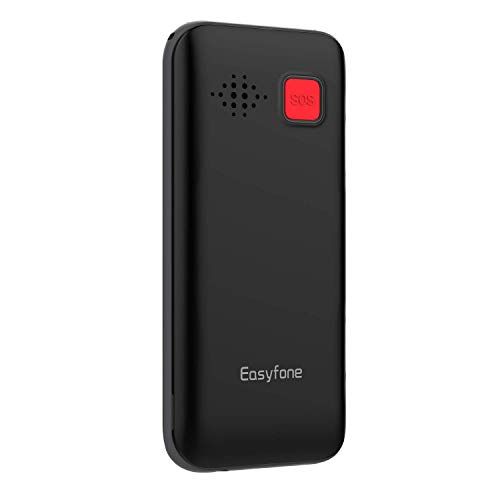 Easyfone Prime-A5 Teléfono Móvil para Personas Mayores con Teclas Grandes y botón SOS, Fácil de Usar Móviles para Ancianos con Base cargadora