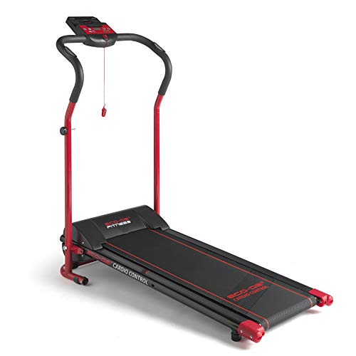 ECO-DE Cinta de Andar y Correr 1000watts con pulsómetro, Panel de Control, Sistema de Parada Auto, Calorias