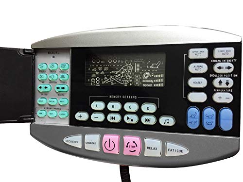 ECO-DE Sillón de Masaje Shiatsu Alta Gama Berlín Negro ECO-762i