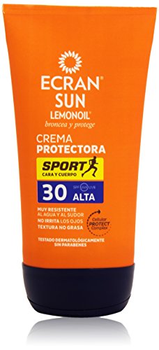 Ecran Sun Lemonoil - Crema protectora - Sport Cara y cuerpo SPF30-150 ml
