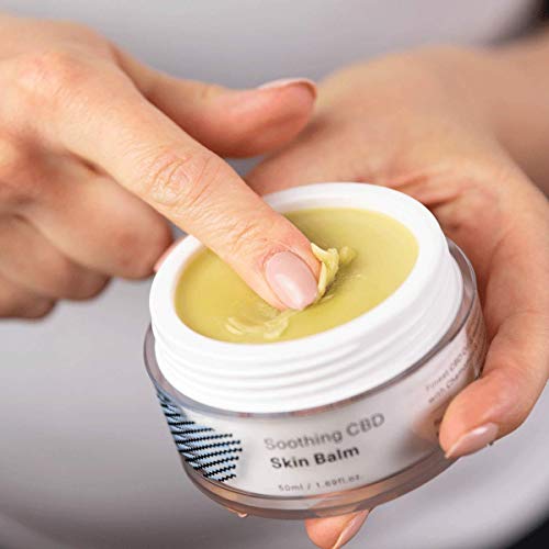 Eczema crema de cannabis – 40-60 mg CBD – Pomada de aceite de cannabidiol organico para piel irritada – 50 ml – Trata la psoriasis