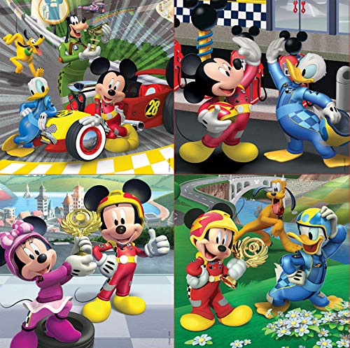 Educa - Mickey & The Roadster Racers, Puzzles Progresivos, Puzzle Infantil de 12,16,20 y 25 Piezas, a Partir de 3 años (17629)