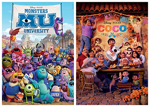 Educa- Pixar: Coco y Monsters University 2 Puzzles Infantiles de 100 Piezas, a Partir de 6 años (18635)