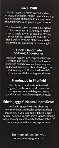 Edwin Jagger Kelvin Chrome - Maquinilla de afeitar para hombre, color plateado