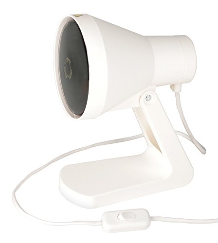 Efbe Schott Lámpara de infrarrojos con interruptor, Bombilla Philips incluida (150 W), Blanco, SC IR 812 ZS