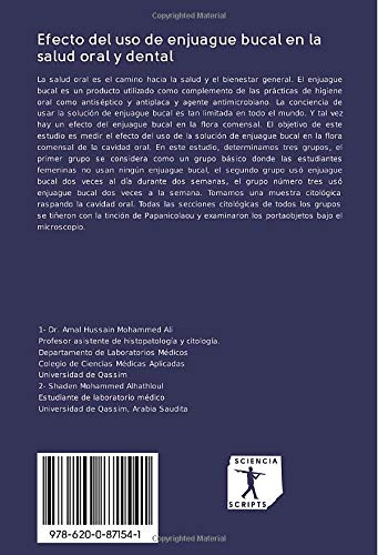 Efecto del uso de enjuague bucal en la salud oral y dental: entre las estudiantes femeninas de la Universidad de Qassim