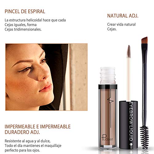 Effie Lancelot Gel De Cejas, Tinte de Cejas, Gel Impermeable para Cejas, Gel para Cejas de Larga Duración de 24 horas para Maquillaje de Cejas Resistente al Agua - 4,5 ml (Marrón)