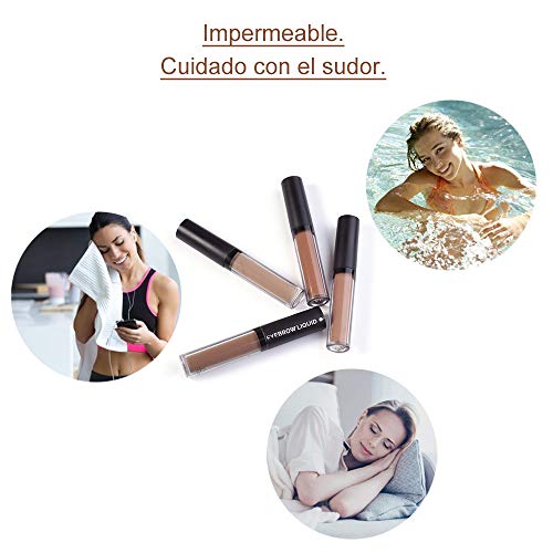 Effie Lancelot Gel De Cejas, Tinte de Cejas, Gel Impermeable para Cejas, Gel para Cejas de Larga Duración de 24 horas para Maquillaje de Cejas Resistente al Agua - 4,5 ml (Marrón)