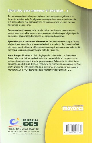 Ejercicios para mantener el intelecto 1: 15 (Mayores)