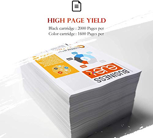 ejet Nuevo Chip Cartucho 953XL Compatible con HP 953XL 953 para HP Officejet Pro 8710 8720 7740 8715 8210 8725 8728 8730 8740 Impresora (1 nNegro / 1 Cian / 1 Magenta / 1 Amarillo, Paquete de 4)