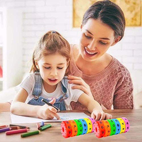EKKONG 2PCSJuguete de Aprendizaje Aritmético Magnético,Juguete Educativo ,Juguetes Matemáticas,Juguete de Desarrollo del Cerebro de la Inteligencia