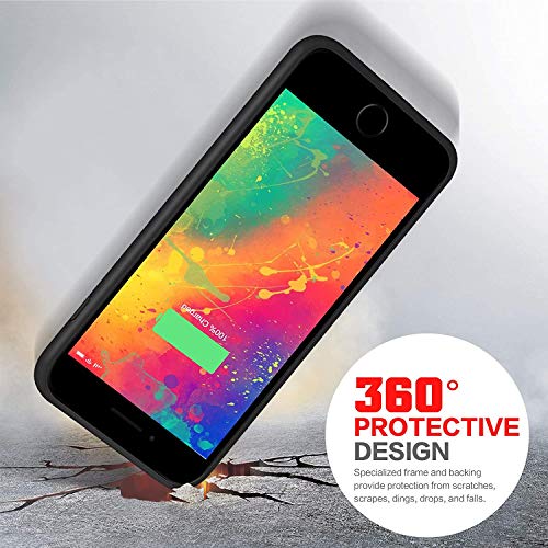 Ekrist Funda Batería para iPhone 8 Plus / 7 Plus / 6 Plus / 6s Plus, 8500mAh Funda Cargador Portatil Ultra Capacidad Carcasa Batería Recargable Batería Externa para iPhone 8 Plus 7 Plus 6 Plus 6s Plus