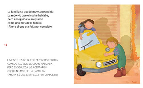 El coche Amarillo (En Letra Mayúscula y de imprenta): En letra MAYÚSCULA y de imprenta: libros para niños de 5 y 6 años: 8 (Aprender a leer en letra MAYÚSCULA e imprenta)