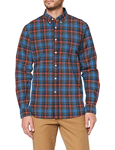 El Ganso 2 Camisa casual, Azul (Indigo 0058), Small para Hombre