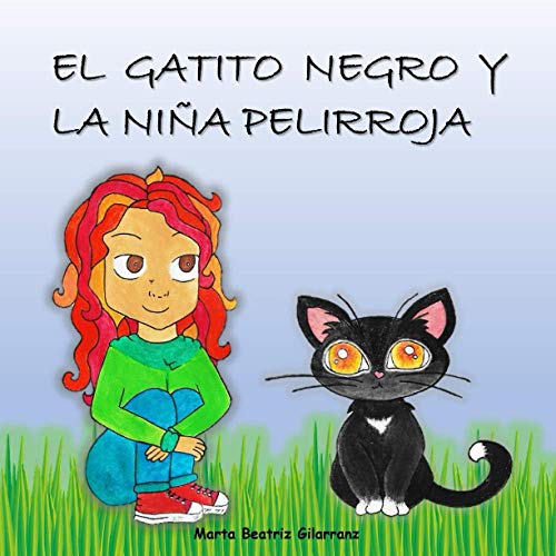 El gatito negro y la niña pelirroja