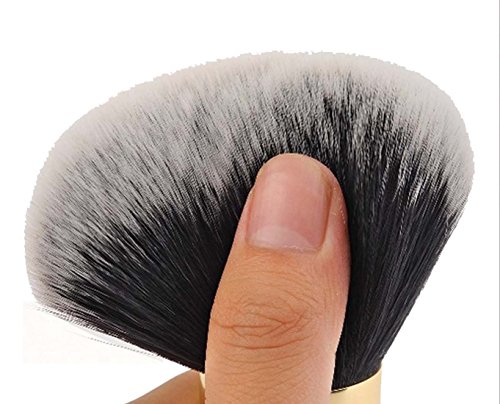 El Maquillaje Cosmético Del Cepillo Cónico Superior Polvo De La Fundación Del Cepillo Brocha Kabuki (Black)
