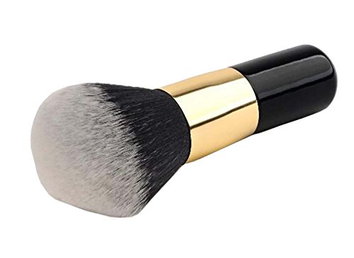 El Maquillaje Cosmético Del Cepillo Cónico Superior Polvo De La Fundación Del Cepillo Brocha Kabuki (Black)