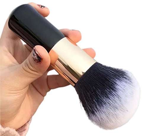 El Maquillaje Cosmético Del Cepillo Cónico Superior Polvo De La Fundación Del Cepillo Brocha Kabuki (Black)