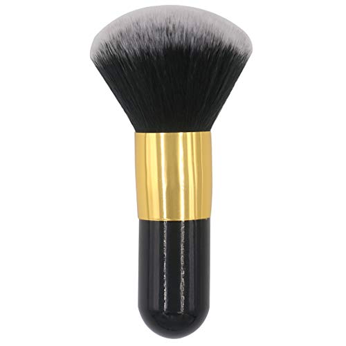 El Maquillaje Cosmético Del Cepillo Cónico Superior Polvo De La Fundación Del Cepillo Brocha Kabuki (Black)