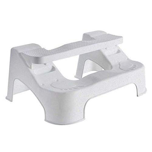 El taburete higiénico de plástico, antideslizante ajustable Hock artefactos en cuclillas estreñimiento contador puede aliviar estreñimiento y distensión abdominal distensión del intestino irritable,1