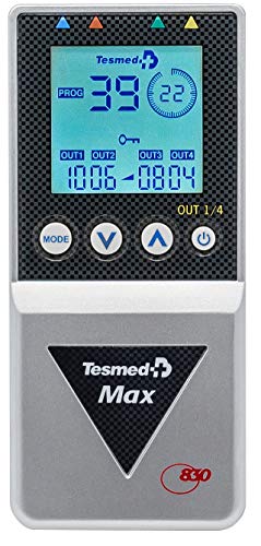 electroestimulador muscular Tesmed MAX 830 - más de 200 tratamientos - todas las disciplinas deportivas, alternaciones estéticas a todos los niveles, masajes tens- patente Waims System ondas secuenciales