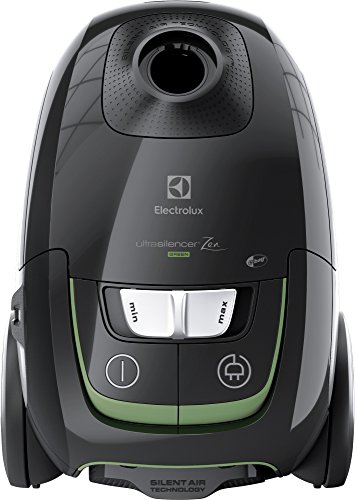 Electrolux - Aspiradora UltraSilencer™ Zen - Aspiradora con bolsa - Incluye accesorio AeroPro - Bolsa S-bag® Clinic antialérgico - Sistema Motion Control - Capacidad 3,5 L versión verde Negro