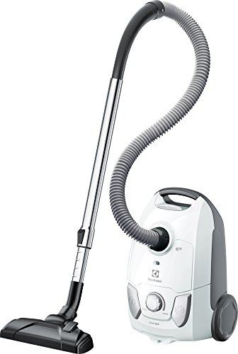 Electrolux EEG41IW Aspiradora con Bolsa Easygo, Hygiene Filter 12, versión Base, 600 W, 3,5 litros, 80 decibelios, Blanco
