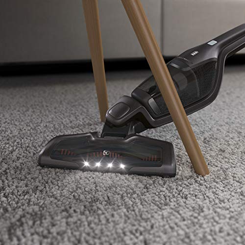 Electrolux EER73IGM - Escoba eléctrica hergorapido, sin Bolsa, Doble Filtro Lavable, 14,4 V, 0,5 litros, 79 decibelios, Gris