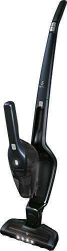 Electrolux Ergorapido Sin bolsa Azul, Titanio - Aspiradora escoba (Sin bolsa, Azul, Titanio, De plástico, CE, Secar, Ciclónico)