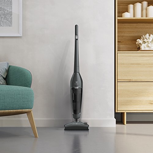 Electrolux EUEL72LGM Sin bolsa Gris 1,5 L 550 W - Aspiradora escoba (Sin bolsa, Gris, 1,5 L, Secar, Ciclónico, Cyclonic/filtering)