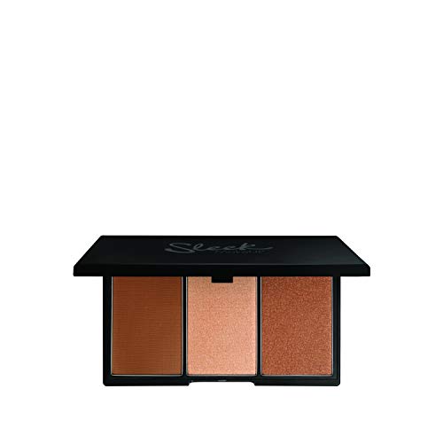 Elegante forma de la cara de maquillaje Contour Palette Bronzer y 20g Medio, 1er Pack (1 x 20 g)