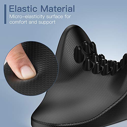 Elegear Almohadas para Cuello Masaje, Almohada Cervical Ergonómica Almohada de Relajación para Cuello y Hombro Masajeador para Cabeza Cuello para Tensión Muscular, Alivia el Dolor