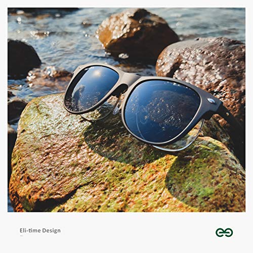 Eli-time Polarizado Clip Unisex en Gafas de Sol para Anteojos Recetados-Buen Estilo de Clip Gafas de Sol para la Miopía Gafas al Aire Libre/Conducción/Pescar