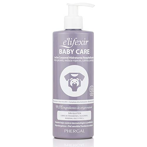 E'lifexir Baby Care | Leche Corporal Hidratante | Hipoalergénica y Natural | 400 ml