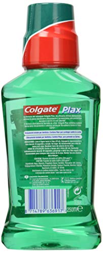 Elixir Bucal Colgate Plax Verde Menta, 12 Horas de Proteccion,  250 ml