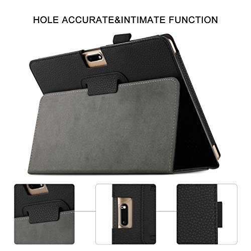 ELTD Fundas para Dragon Touch Max10 K10/BEISTA K107 X101/LNMBBS X109 X30/YESTEL X7/GOODTEL G3/DUODUOGO P8 P9 G10/AOYODKG P6 A40/ZONMAI 816/TOSCiDO K108/HOPESUNIN/YOUXD/HOTREALS,(Negro)