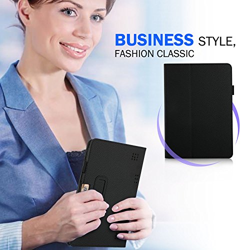 ELTD Fundas para Dragon Touch Max10 K10/BEISTA K107 X101/LNMBBS X109 X30/YESTEL X7/GOODTEL G3/DUODUOGO P8 P9 G10/AOYODKG P6 A40/ZONMAI 816/TOSCiDO K108/HOPESUNIN/YOUXD/HOTREALS,(Negro)