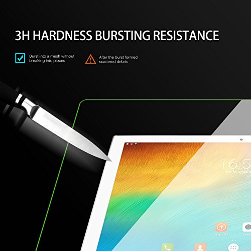 ELTD HD Alta Definición Protección de Pantalla para Simbans TangoTab 10/BEISTA K107 10.1/Tiptiper 10.1/Kivors 10.1/Excelvan F888/Excelvan M10K6/LNMBBS 3G 10.1/Tagital 10.1, 3 Pack