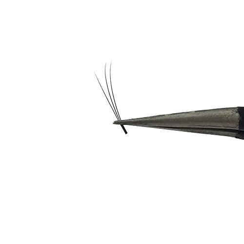 emeda 2 paquetes 3d W volumen grupo extensión de pestañas natural falsas pestañas individuales pestañas 0,07 C Curl 12 14 mm kit extensiones de pestañas 3D