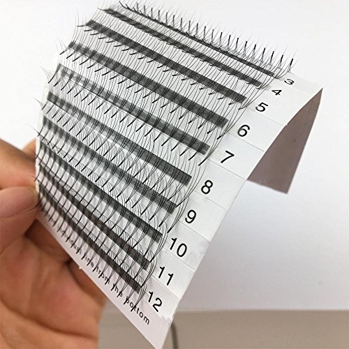 EMEDA 3D L 0.15 C Curl 8-14MM MIX Extensión del volumen Pestañas Pestañas postizas (C 0.15 MIX)