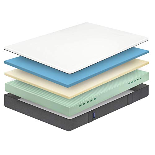 Emma Colchón Original 135x200 cm - Viscoelástico Premium - Transpirable, Adaptable, Color Blanco (Todas Las Medidas)