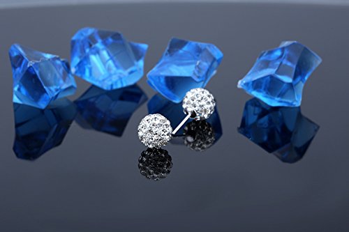 EMPATHY JEWELS Swarovski Pendientes de Plata - Pendientes Mujer Plata Pequeños - Colgante Swarovski Mujer - Conjunto de Pendientes y Collar de Plata perfectos para hacer Regalos Originales para Mujer