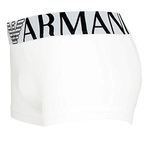 Emporio Armani CC716 111389_00010 Bóxer, Blanco (White), Medium (Tamaño del Fabricante:M) para Hombre