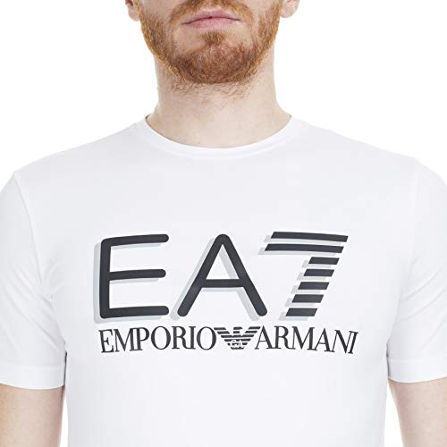 Emporio Armani EA7 Hombre Camiseta White M