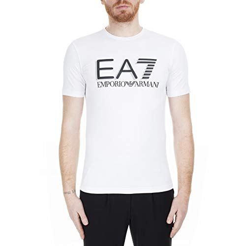 Emporio Armani EA7 Hombre Camiseta White M