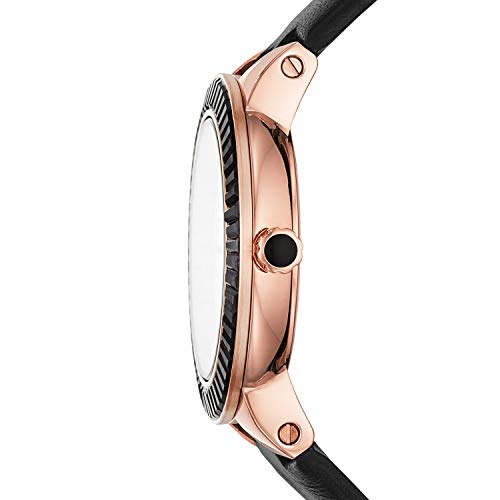 Emporio Armani Reloj Analogico para Mujer de Cuarzo con Correa en Piel AR80027