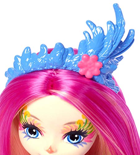 Enchantimals - Muñeca Peeki Parrot - muñeca, edad recomandada 4 - 10 años (Mattel FJJ21)