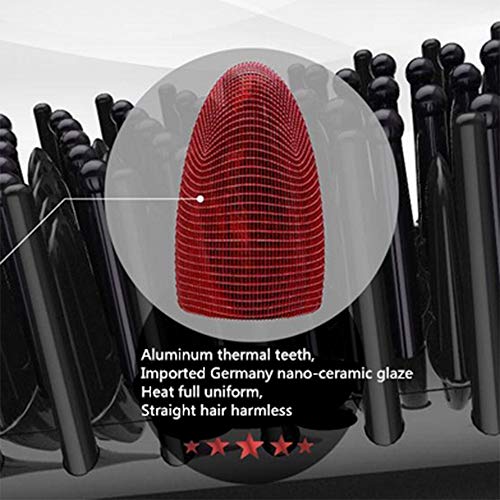 Enderezando cepillo de iones de pelo recto de pelo largo cabello corto rizos de pelo recto pelo liso se puede utilizar,Pink